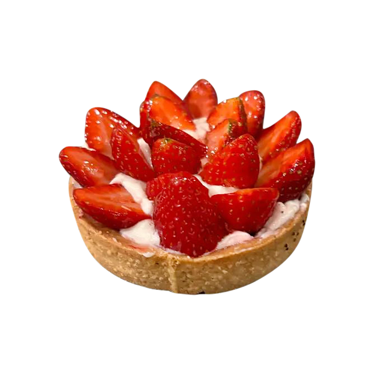 Çilekli Fındıklı Tart